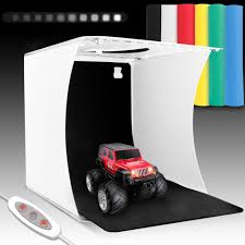 Double Led Light Room Photo Photography Lighting Tent Kit 6 Backdrops Box Cube For Sale Online