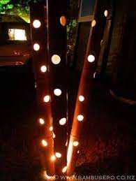 Bamboo Lights Outdoor Lighting Bamboo Decor Bamboo Diy