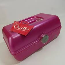 caboodles pink case makeup cosmetic