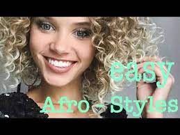 Ich habe es mit 50 strohhalmen versucht! 5 Einfache Afro Frisuren Fur Den Alltag Taynarajoy Locken Machen Locken Mit Strohhalm Frisur Oktoberfest Kurze Haare