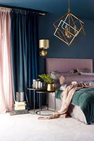 Home Bedroom Green Curtain Navy Blue Pink Furniture Interior Design Curtain Property Bed Sheet In 2020 Bedroom Color Combination Elegant Bedroom Stylish Bedroom