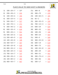 Free math worksheets for grade 6. Math Place Value Worksheets To Hundreds