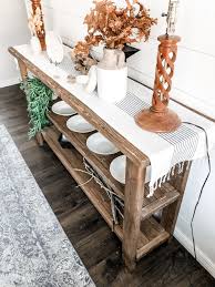 Rustic & natural wood · 100% customizable · only quality wood used Diy Buffet Table Liz Pacini