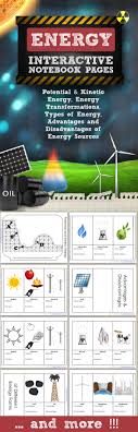Energy For Science Interactive Notebooks And Journals Topics Include Potentia Interactive Science Notebook Energy Interactive Notebook Interactive Notebooks