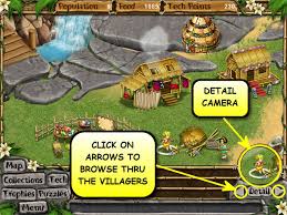 Population is maxed out at 7 until you build a new hut. Virtual Villagers The Tree Of Life Walkthrough