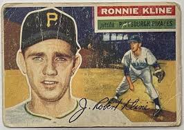 1956 Topps Ronnie Kline #94 MLB Baseball Card Pittsburgh Pirates Vintage
