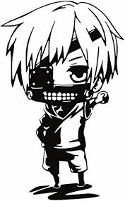 39+ tokyo ghoul coloring pages for printing and coloring. Tokyo Ghoul Kaneki Chibi Anime Decal Sticker For Car Truck Laptop 4 0 X 2 5 Buy Online In Sweden At Desertcart 32499244