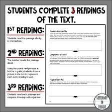 Causes Of The Civil War Close Reading Worksheets Quiz Included In 2020 Reading Assessment Close Reading Informational Text