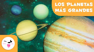 Saw the vision of the world, and all the wonder that would be. Los Planetas Mas Grandes Del Sistema Solar Sistema Solar Para Ninos En 3d Youtube