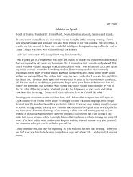 The following is an archive of speeches presented by president eisgruber. Salutatorian Speech Examples 5 Free Templates In Pdf Word Excel Download