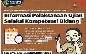 Tapi jangan khawatir, karena admin juga sudah membagikan beberapa contoh materi soal tes ujian skb cpns 2021 untuk beberapa kementerian dan lembaga. Simak Jadwal Dan Lokasi Skb Cpns 2019 Di Kementerian Atr Bpn Kabar24 Bisnis Com