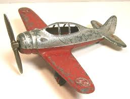 Vintage Hubley Kiddy Toy Diecast Us Army Airplane 6 Inch C 1930 S Exc Diecast Us Army Hubley