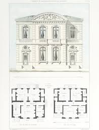 Maisons De Campagne Des Environs De Paris Avec Plans Dessinees D Apres Nature Petit Victor 1820 In 2020 French House Plans French Architecture Architecture Old
