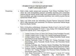 Gurunow.top contoh format sk tim bos reguler dan sk bendahara bos tahun 2020 ini bisa dibuat dalam sd, smp,sma/smk. Contoh Sk Tim Manajemen Bos Info Baru