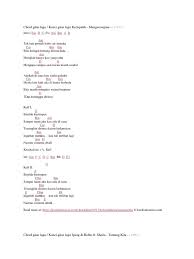 Zaman c berzaman te f guh ikatan. Kunci Gitar Perjalanan Ini Terasa Sangat Menyedihkan Seputar Jalan