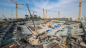 Surely qatar can afford to build em. Qatar 2022 Works Progressing On Lusail Stadium For World Cup As Com