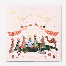 Advent calendar i made my friend for her bridal shower. Nativity Advent Calendar Paper Source
