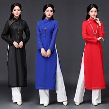 Pakaian tradisional ini jarang sekali dipakai oleh lelaki berketurunan cina di malaysia. 2017 Vietnam Ao Dai Pakaian Tradisional Cina Qipao Panjang Cheongsam Cina Gaun Jubah Chinoise Modern Cheongsam Ao Dai Ao Dai Vietnamvietnam Traditional Aliexpress