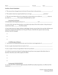 Food inc documentary segment mcdonald s esl worksheet by. Food Incmoviewkst