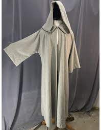 The truth is that in the legends universe, jedi do wear. R460 Pale Variegated Grey Extra Long Jedi Robe Hidden Hook Loop Clasp Cloak Dagger Creations