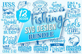 Download Fishing Design Bundle Graphic By Printablesvg Creative Fabrica PSD Mockup Templates