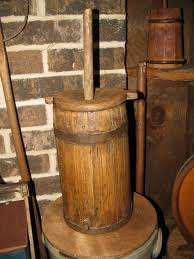 Small Antique Table Top Wooden Butter Churn Wth Lid Dasher Ebay Antique Table Churning Butter Antiques