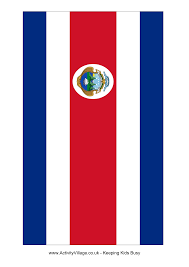 Costa Rica Flag Free Printable Costa Rica Flag Costa Rica Flag Flag Template Costa Rica