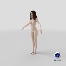 Nude Woman T-Pose 3D Model $199 - .3ds .blend .c4d .fbx .ma .obj .max  .unitypackage .upk .gltf - Free3D