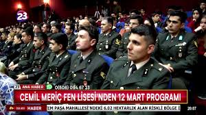 Sınıf lgs sınavına girmeniz gerekiyor. Cemil Meric Fen Lisesi Nden 12 Mart Programi Youtube