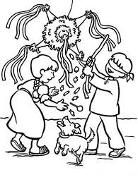 Want to discover art related to coloringpage? A Boy Hitting Pinata Coloring Page Kids Play Color