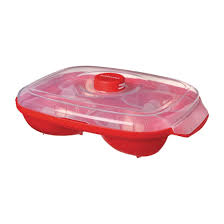 sistema egg poacher microwave container