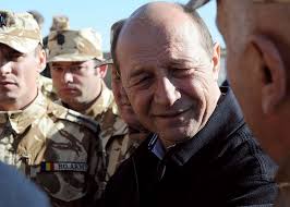 Romanian President Traian Basescu meets today with