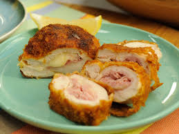 Sunny S Ham And Cheese Stuffed Chicken Breasts Chicken Cordon Bleu Recipe Food Network Recipes Cheese Stuffed Chicken Chicken Cordon Bleu