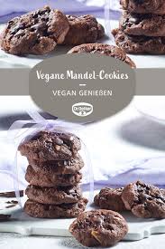 Vegane Mandel Cookies Rezept Lebensmittel Essen Vegane Desserts Vegane