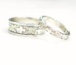 Catholic Artisans Will Use Your Ideas To Handcraft Rings For The Bride And Groom In White Gold Or Traditional Gold Which One I Wedding Rings White Gold Rings