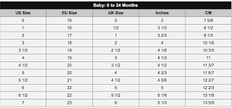 50 Faithful Corcoran Size Chart