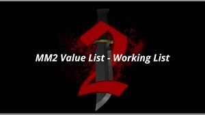 This is a list of values for all tradable mm2 items. Mm2 Value List Working List July 2021 Gbapps