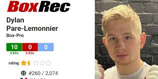 BoxRec: Dylan Pare-Lemonnier