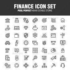 Business and finance icon pack. Finance Icon Set Finance Icons Icon Set Finance