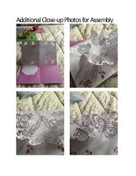 Open the card to 90°. V Fold Popup Card Assembly Instructions