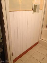 Check spelling or type a new query. Installing Paneling Or Shiplap Over Tile How I Remodeled A Bathroom For 300 Hawk Hill