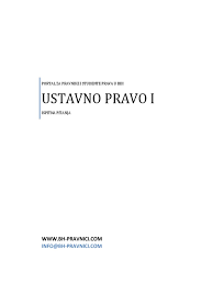Ustavno Pravo I Ispitna Pitanja