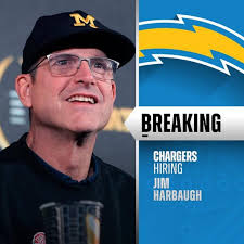 Michigan head coach Jim Harbaugh is meeting later today with the Los  Angeles Chargers in his first interview of this hiring cycle, per league  sources. A decision is not expected to be