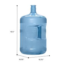 I had one of these jugs shatter when i used to move furniture for a living. 5 Gallon Pc Plastic Crown Cap Water Bottle Container Reusable Jug Made In Usa Walmart Com Walmart Com