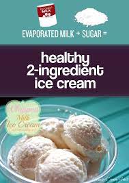 Use Evaporated Milk Instead Of Heavy Cream In Desserts Evaporated Milk Recipes Evaporated Milk Desserts Easy Homemade Ice Cream