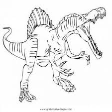 Wenn ihr eine malvorlage ausdrucken und danach ausmalen möchtet, braucht ihr nur auf das kleine dinosaurier malbilder, window color malvorlagen dinosaurier. Spinosaurus000 Gratis Malvorlage In Dinosaurier Tiere Ausmalen