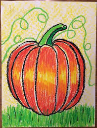 First Grade Art Oiled Oil Pastel Pumpkins Denette Fretz Oil Pastel Pumpkin Art Oil Pastel Art