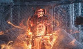 The warner bros logo appears with fire burning beneath it, while the new line cinema logo gets covered in ice; Mortal Kombat Trailer Clues Point To Hidden Video Game Character In Plain Sight Films Entertainment Express Co Uk