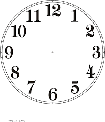 Free Clock Dials Clock Face Printable Clock Template Clock Face