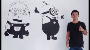 Gambar kartun hitam putih hai gaes selamat datang tapi sebelumnya saya berterima kasih kumpulan gambar kartun minion hitam putih halo apakabar kawan yang kami senangi saat ini kami hendak mengulas mengenai tentang foto. Desain Dinding Kamar Tema Minion 3d Youtube